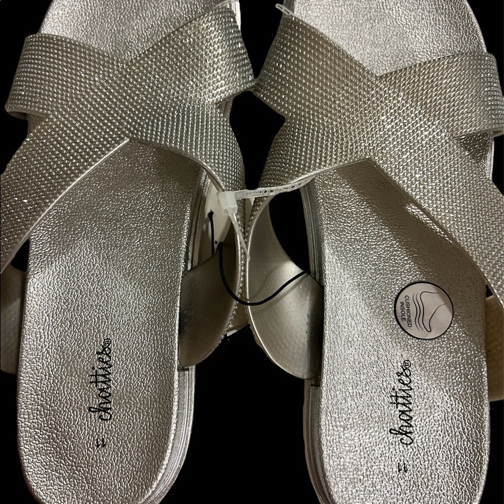 NOT FOR SALE! SLIP IN BLINGY SANDLES